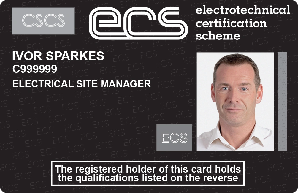 Gold CSCS Q-Card